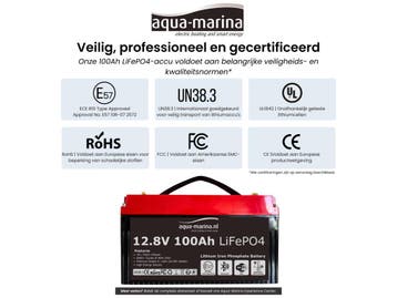 ProLine 100Ah LiFePO4 ECE R10 Bluetooth WiFi Self-Heating, Ophalen of Verzenden, Nieuw