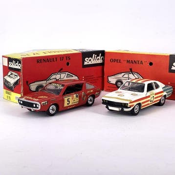 Solido 1:43 - Modelauto (2) - Lot of 2 Vintage Die-Cast, Nieuw