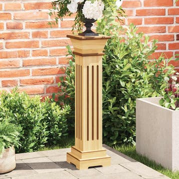 vidaXL Plantenstandaard klassieke zuil vierkant 17x17x66 cm, Tuin en Terras, Verzenden, Nieuw