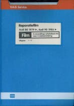 1987 Audi 80-90 Reparatiefilm Microfiche, Auto diversen, Handleidingen en Instructieboekjes, Verzenden