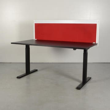 Scheidingswand Officenow - Rood - 160 x 54 cm, Ophalen of Verzenden, Nieuw in verpakking
