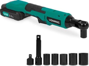 2dekans | VONROC Accu ratelsleutel – 20V – 50Nm – 3/8” –, Ophalen of Verzenden, Zo goed als nieuw