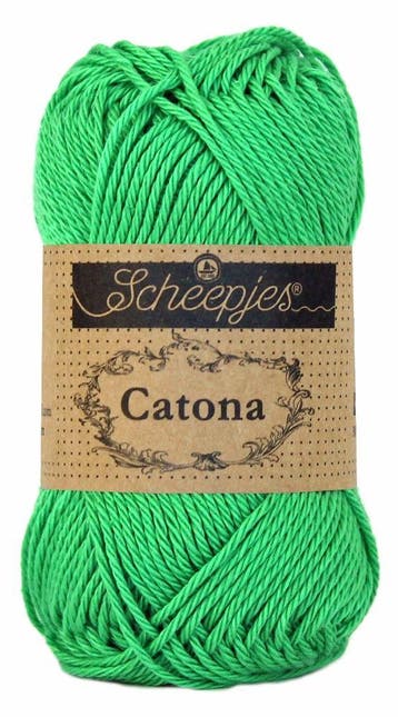 Scheepjes Catona 50 gram - 389 apple green - Katoen Garen, Ophalen of Verzenden, Nieuw