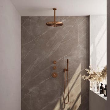 Brauer Copper Edition Thermostatische Regendoucheset Inbouw, Ophalen of Verzenden, Nieuw