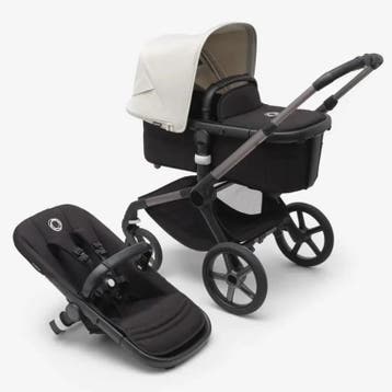 Bugaboo Fox5 Black/Misty White met extra korting!, Kinderen en Baby's, Kinderwagens en Combinaties, Kinderwagen, Nieuw, Bugaboo