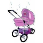 Babsana Regenhoes Voor Kinderwagen - Transparant, Kinderen en Baby's, Kinderwagens en Combinaties, Verzenden, Nieuw