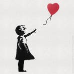 Kunstdruk Banksy - Girl with Balloon 50x50cm, Verzenden, Nieuw