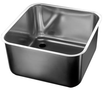 Inlas Spoelbak RVS | 5 Formaten | Vierkant HorecaTraders, Verzenden, Nieuw in verpakking