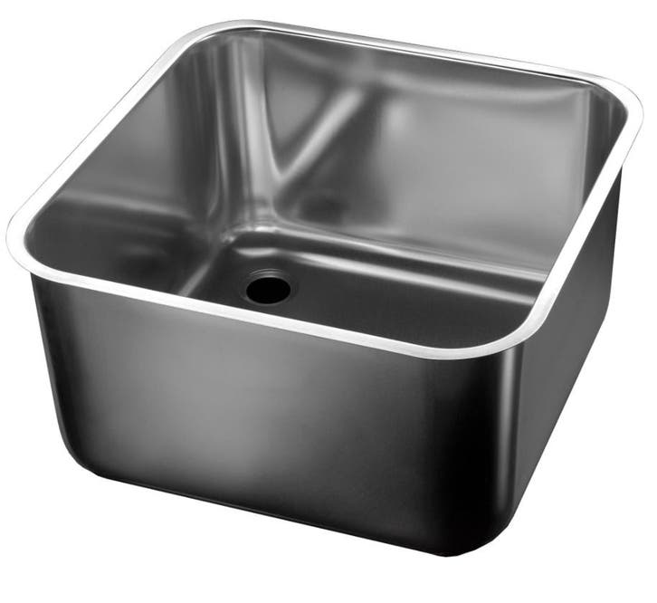 Inlas Spoelbak RVS | 5 Formaten | Vierkant HorecaTraders, Zakelijke goederen, Horeca | Meubilair en Inrichting, Verzenden