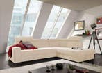 Hoekbank Raalte - hoekbanken - Creme, Nieuw, 150 cm of meer, Stof, 250 tot 300 cm