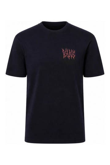 Vans T-shirt in maat S Blauw, Kleding | Heren, Verzenden, Zo goed als nieuw, Blauw, Vans