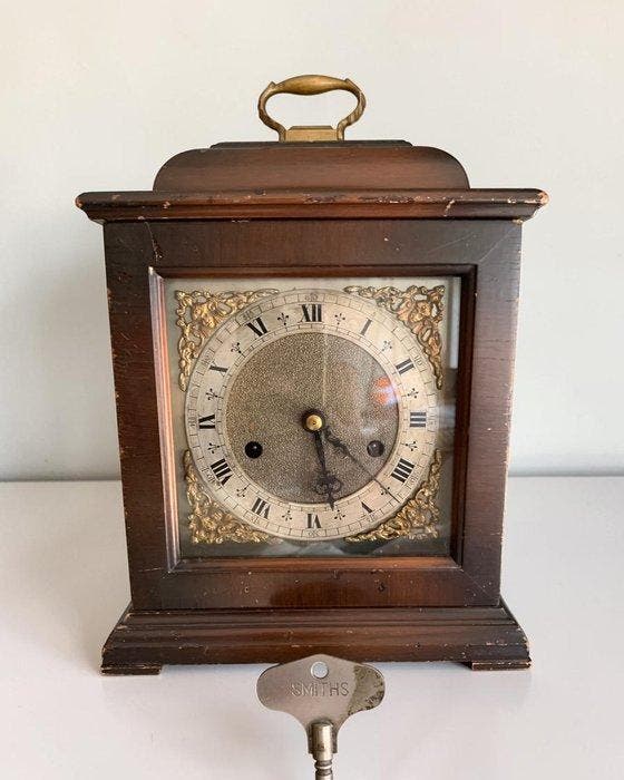 Tafel/bureauklokken - Smiths English Clocks Ltd. - - Verguld, Antiek en Kunst, Antiek | Klokken