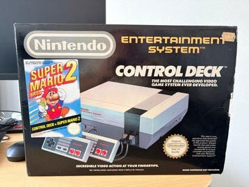 Nintendo - Nes - Nes Mario 2 sticker uitvoering + Super, Nieuw