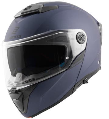 Bogotto FF404 Solid Mat Blauw Systeemhelm, Systeemhelm, Nieuw met kaartje, Overige merken, Heren