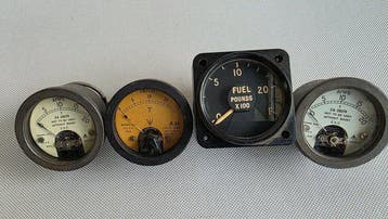 RAF meterindicator - 1940-1950 - RAF-vliegtuiginstrumenten