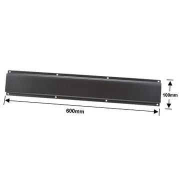 Metalen strip 60 x 10 x 1.8 cm  tuingereedschap ophangen -, Ophalen of Verzenden, Nieuw