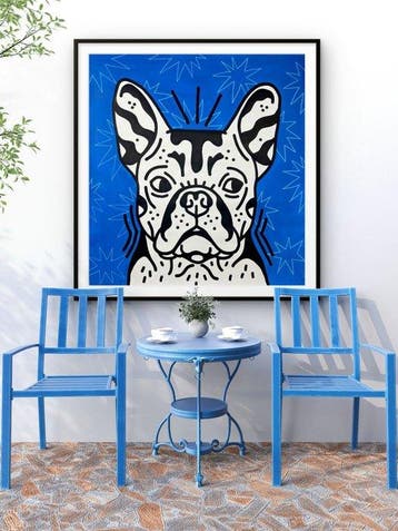 Nuno Barbedo (1983) - The dawg (XL Size Painting)