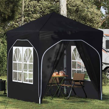 vidaXL Pop-up partytent 192 x 192 x 245 cm Antraciet, Verzenden, Nieuw, Partytent