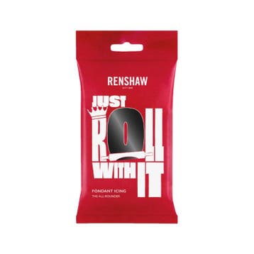 Renshaw Rolfondant Zwart 250g, Verzenden, Nieuw