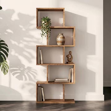 *WOONWINKEL* Kare Design Authentico Zick Zack Sheeshamhout W, Verzenden, Nieuw