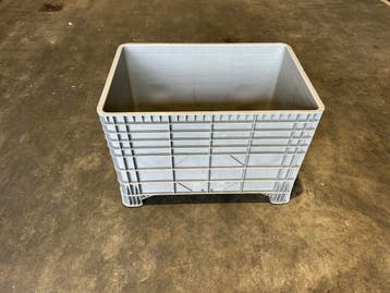 palletboxen 116x80x80 cm dichte bakken 550 liter met 4 poten, Gebruikt, 100 cm of meer, 60 cm of meer, Bak of Kist