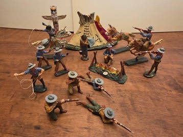 Elastolin - Speelgoedfiguurtjes Wild West Elastolin Lionel -, Nieuw