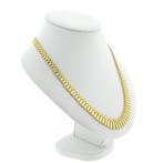 Gouden Cleopatra collier (Ketting), Sieraden, Tassen en Uiterlijk, Kettingen, Ophalen of Verzenden, Gebruikt, Overige kleuren