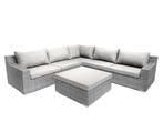 7-persoons Loungeset Colorado Blended Grey met beige kussens, Ophalen of Verzenden, Nieuw, 7 zitplaatsen, Loungeset