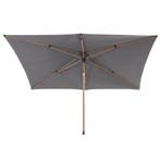 Azzurro stokparasol 200x300 cm houtlook frame charcoal 4, Ophalen of Verzenden, Nieuw