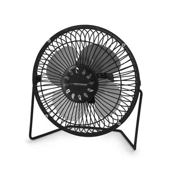 Bureau ventilator op USB - 14cm - Zwart, Ophalen of Verzenden, Nieuw