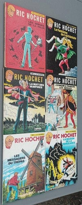 Ric Hochet - 6x C - 6 Album - Eerste druk - 1974/1987, Nieuw