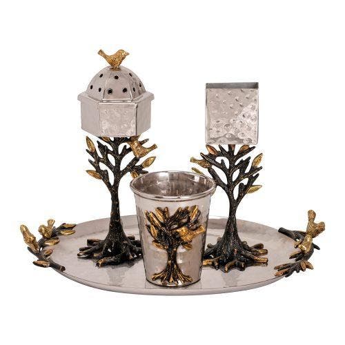 Havdalah set, bijzonder mooie set van Yair Emanuel van g..., Huis en Inrichting, Woonaccessoires | Kandelaars en Kaarsen