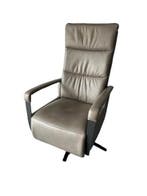 Leren sta op stoel Orba in goede staat met 2 motoren!, Huis en Inrichting, Fauteuils, Gebruikt, Minder dan 75 cm, Ophalen of Verzenden