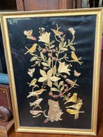 Borduurwerk - 85.5 cm - 60 cm, Antiek en Kunst, Curiosa en Brocante