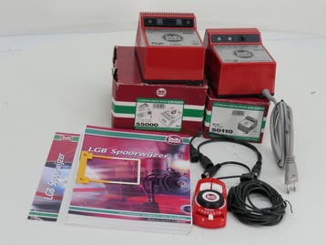 LGB/lenz digitaalset. 55000 & 50110 & LGB Spoorwijzer Nas..., Hobby en Vrije tijd, Modeltreinen | Overige schalen, Ophalen of Verzenden