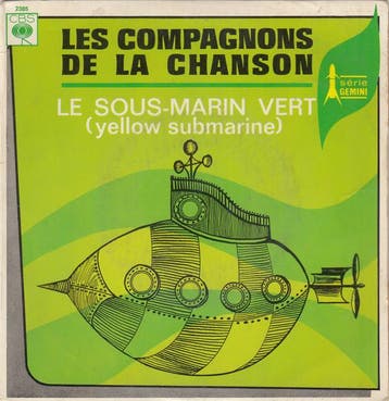 Les Compagnons De La Chanson - Le Sous-marin Vert (Yellow Su, Ophalen of Verzenden, Gebruikt