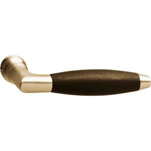 Intersteel enkele deurklink Marloes nikkel mat/ebbenhout, Verzenden, Nieuw
