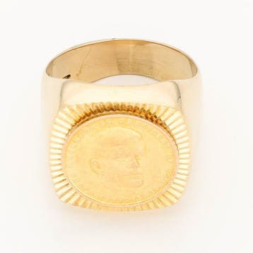Ring - 18 karaat Geel goud, Nieuw