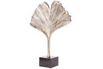 Decoratief beeld GINKGO LEAF 44cm zilver handgemaakt metaal, Ophalen of Verzenden, Nieuw