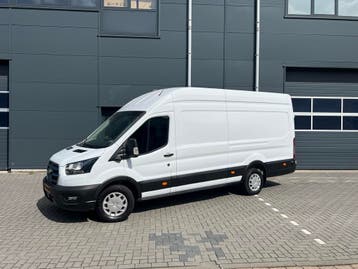 Ford E-Transit 390 L4H3 184 pk Direct leverbaar, Auto's, Automaat, Gebruikt, Met garantie (alle), Wit