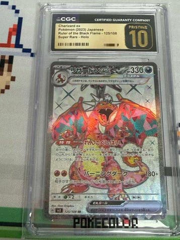 Pokémon - 1 Graded card - Charizard - CGC Pristine 10 -, Nieuw
