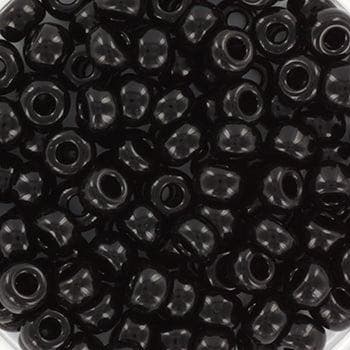 C.a. 10 gram Miyuki rocailles 6/0 - Opaque black (4 mm 6), Hobby en Vrije tijd, Kralen en Sieraden maken, Ophalen of Verzenden