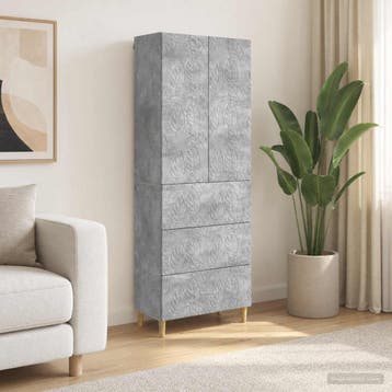 vidaXL Kastenset 2 st 66 x 34,5 x 90 cm Bewerkt hout, Verzenden, Nieuw
