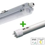 IP65 LED TL armatuur 120 cm enkel + LED TL buis |, Verzenden, Nieuw, Functioneel