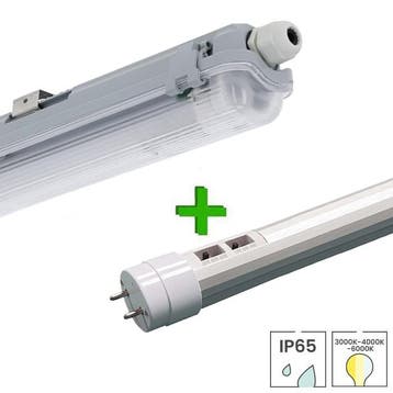 IP65 LED TL armatuur 120 cm enkel + LED TL buis |, Verzenden, Nieuw, Functioneel