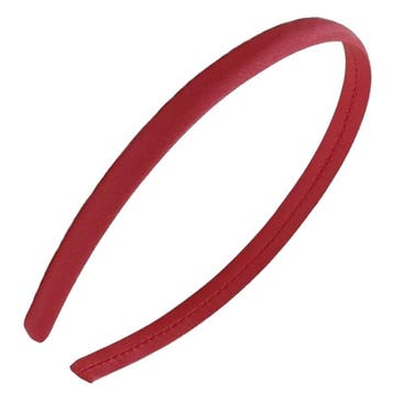 Fako Fashion - Diadeem - Satijn - 10mm - Donkerrood, Sieraden, Tassen en Uiterlijk, Verzenden, Nieuw