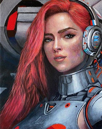 Gianfranco Zenerato - CYBORG GIRL SOLDIER - MODEL 0492