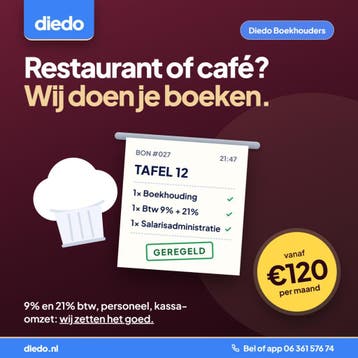 Boekhouder horeca | restaurant of café | btw en personeel, Debiteurenbeheer
