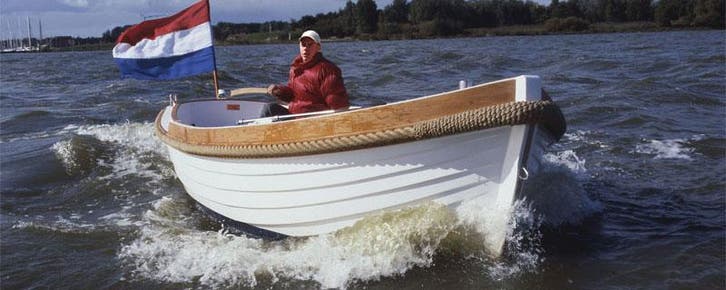 Enkhuizen 500, Watersport en Boten, Sloepen, Binnenboordmotor, Diesel, Gebruikt, Polyester