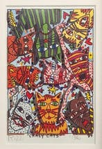 James Rizzi (1950-2011) - Crazy Cats
